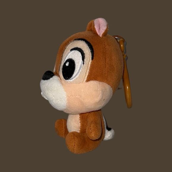 Disney Shanghai Resort Keychain Sitting CHIP Chibi Plush BackPack Clip Keychain - Picture 2 of 5